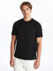 Crew Neck Short Sleeve Men's Textured T-Shirt